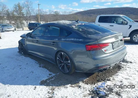 2025 Audi S5 Sportback Premium Tfsi Quattro Tiptronic from USA, damaged, VIN WAUC4CF51SA007667